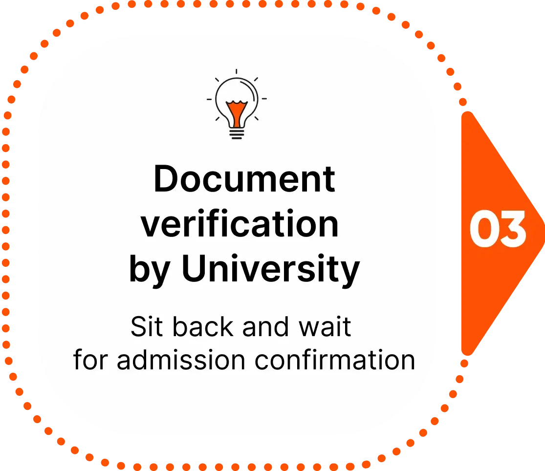 Admission step 3
